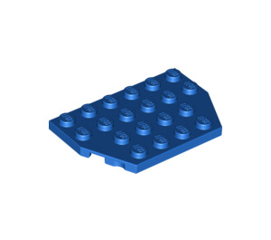 LEGO Blue Wedge Plate 4 x 6 without Corners (32059 / 88165)