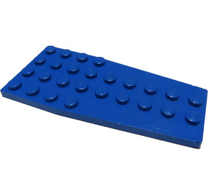 LEGO Blau Keil Platte 4 x 9 Flügel ohne Noppenkerben (2413)