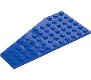 LEGO Blauw Wig Plaat 6 x 12 Vleugel Rechts (30356)