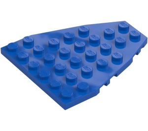 LEGO Blu Cuneo Piastra 7 x 6 con intagli per bottoncini (50303)