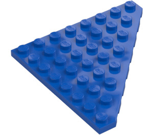 LEGO Blue Wedge Plate 8 x 8 Corner (30504)