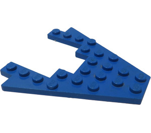 LEGO Blau Keil Platte 8 x 8 mit 4 x 4 Ausgeschnitten