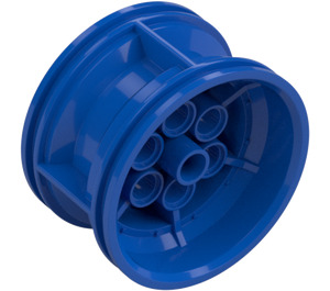 LEGO Blue Wheel Rim Ø43.2 x 26 with 6 Pinholes (51488 / 56908)