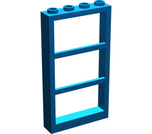 LEGO Blue Window 1 x 4 x 6 with 3 Panes (6160)