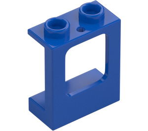 LEGO Blue Window Frame 1 x 2 x 2 with 1 Hole in Bottom (60032)