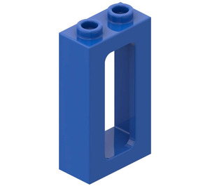 LEGO Blauw Venster Kader 1 x 2 x 3 (3233 / 4035)