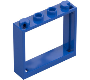 LEGO Blauw Raamkozijn 1 x 4 x 3 (60594)