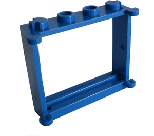 LEGO Azul Marco de ventana 1 x 4 x 3 con Shutter Tabs (3853)