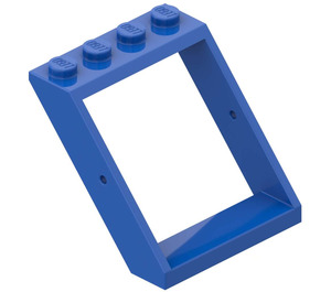 LEGO Blue Window Frame 4 x 4 x 3 Roof (4447)