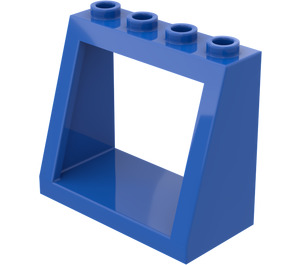 LEGO Blue Windscreen 2 x 4 x 3 with Solid Studs (2352)
