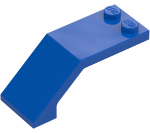 LEGO Blue Windscreen 2 x 5 x 1.3 (6070 / 35271)