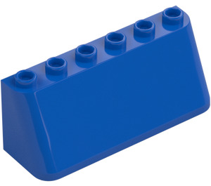 LEGO Blue Windscreen 2 x 6 x 2 (4176 / 35336)