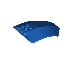 LEGO Blauw Voorruit 6 x 8 x 2 Gebogen (40995 / 41751)