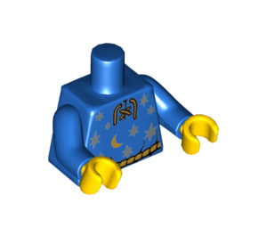 LEGO Blauw Tovenaar Minifiguur Torso (973 / 88585)