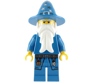 LEGO Blauw Tovenaar Minifiguur