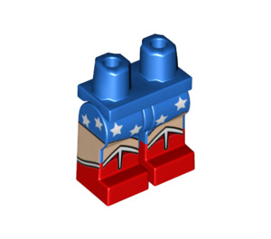 LEGO Blue Wonder Woman, 1941 Minifigure Hips and Legs (3815 / 66533)