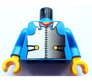 LEGO Bleu Young Samurai Torse (973 / 73403)