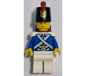 LEGO Bluecoat Soldaat met Reddish Bruin Rugzak Minifiguur