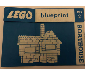 LEGO Blueprint boathouse no2