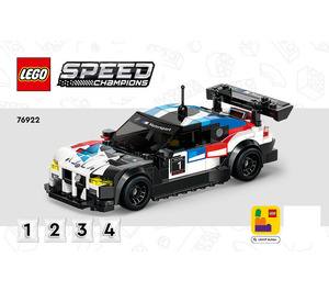 LEGO BMW M4 GT3 & BMW M Hybrid V8 Set 76922 Instructions