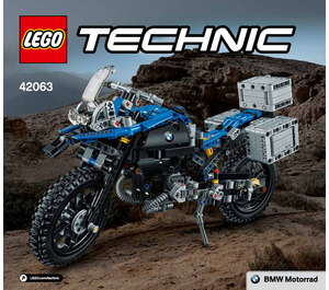 LEGO BMW R 1200 GS Adventure 42063 Byggeinstruksjoner