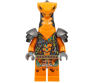 LEGO Boa Destructor with Shoulder Armor and Orange Head Minifigure