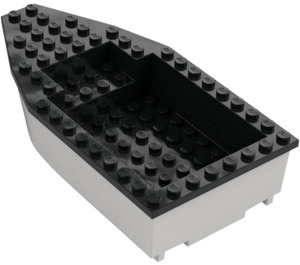 LEGO Boot 8 x 16 x 3 mit Schwarz oben (28925)