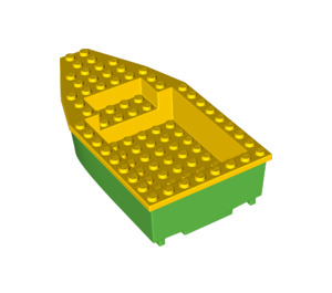 LEGO Boat 8 x 16 x 3 met Geel Top (28925)