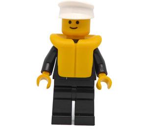 LEGO Boot Kapitein met Reddingsvest Minifiguur