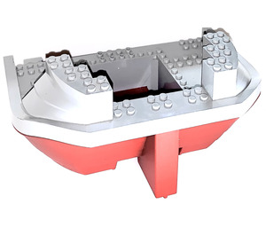LEGO Boat Hull 16 x 22 with Medium Stone Gray Top (47986)
