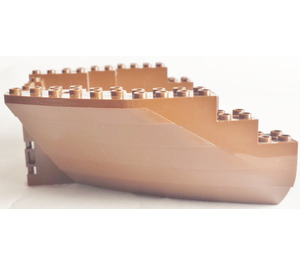 LEGO Boat Stern 16 x 14 x 5.3 avec Brown Haut (2559)