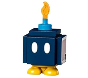 LEGO Bob-omb - Scanner Code mit Rosa, Limette und Lavendel Lines, Schwarz Interior Pieces Minifigur