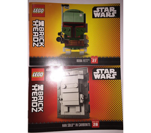 LEGO Boba Fett and Han Solo in Carbonite Set 41498 Instructions