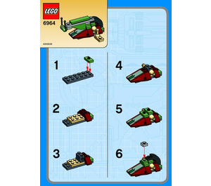 LEGO Boba Fett's Slave I Set (Kabaya) 6964-1 Instructions