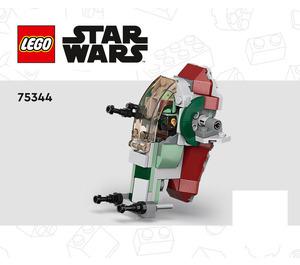 LEGO Boba Fett's Starship Microfighter Set 75344 Instructions