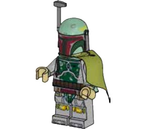 LEGO Boba Fett s Olive Zelená Pauldron a Barva opálení Ruce Minifigurka