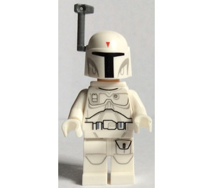 LEGO Boba Fett met Wit Prototype Pantser en Rangefinder  Minifiguur