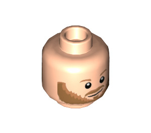 LEGO Bobby Berk Minifigure Kopf (Einbau-Vollbolzen) (3626 / 79446)