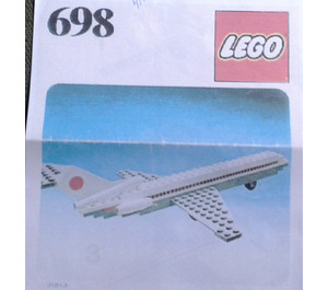 LEGO Boeing Aeroplane Set 698-1 Instructions