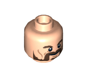 LEGO Bofur Head (Recessed Solid Stud) (3626 / 12668)