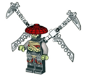 LEGO Bone Guardia con Swords e Sickles Minifigure