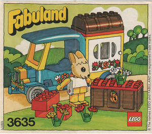 LEGO Bonnie Bunny's Camper 3635 Byggeinstruksjoner