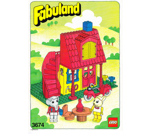 LEGO Bonnie Bunny's New House Set 3674 Instructions