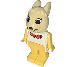 LEGO Bonnie Bunny met Rood Collar Fabuland Figuur