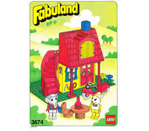 LEGO Bonny Bunny's New House Set 3674 Instructions