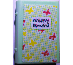 LEGO Book 2 x 3 avec Butterflies Diary Autocollant (33009)