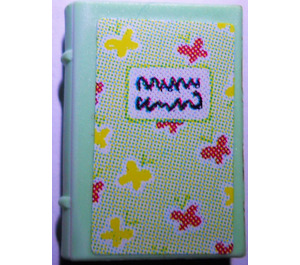 LEGO Book 2 x 3 con Butterflies Diary Adesivo (33009)