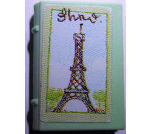 LEGO Book 2 x 3 met Eiffel Tower Sticker (33009)