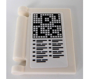 LEGO Book Cover met Crossword Puzzle Sticker (24093)