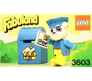 LEGO Boris Bulldog and Mailbox 3603